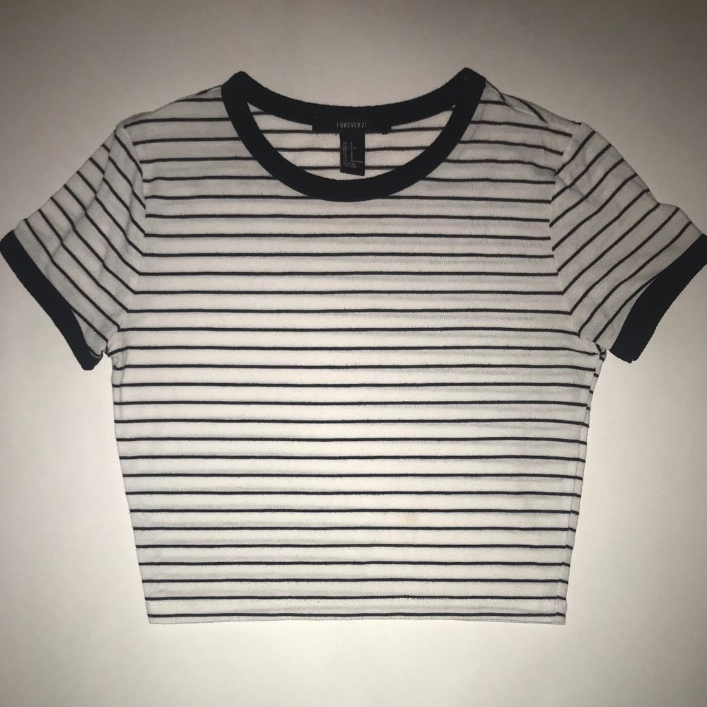 Striped Crop Top